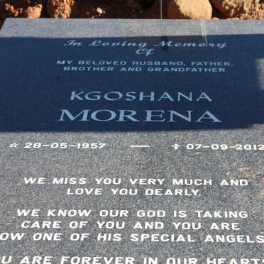 MORENA Kgoshana 1957-2012
