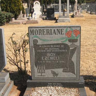MORERIANE Boy Ezekieli 1930-1995