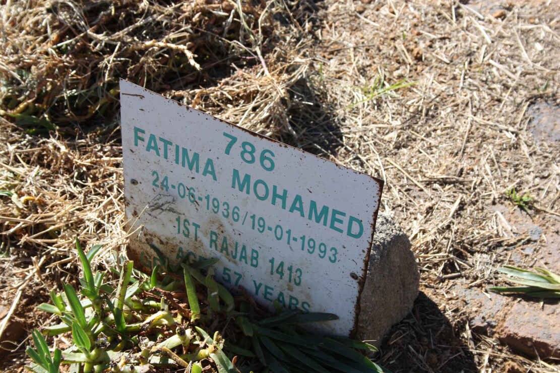 MOHAMED Fatima 1936-1993