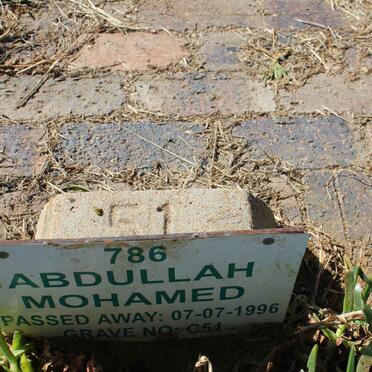 MOHAMED Abdullah -1996