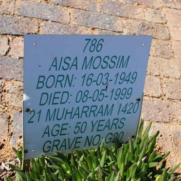 MOSSIM Aisa 1949-1999