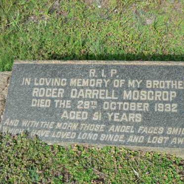 MOSCROP Roger Darrell -1932