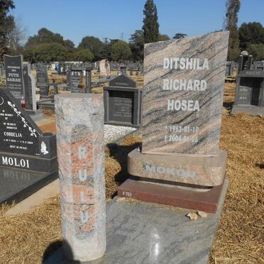 MOKOU Rulu Ditshila Richard Hosea 1962-2004