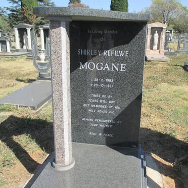 MOGANE Shirley Refilwe 1982-1997