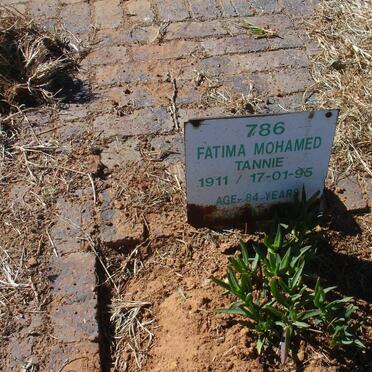 MOHAMED Fatima 1911-1995