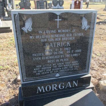 MORGAN Patrick 1963-1995