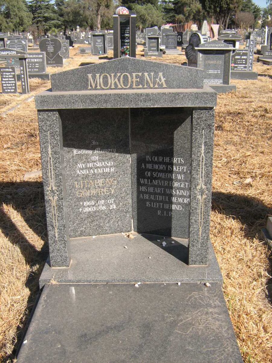 MOKOENA Litabeng Godfrey 1965-2003