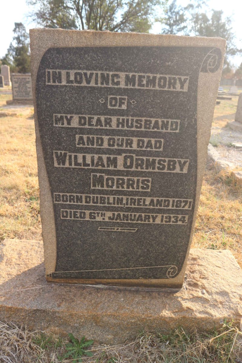 MORRIS William Ormsby 1871-1934