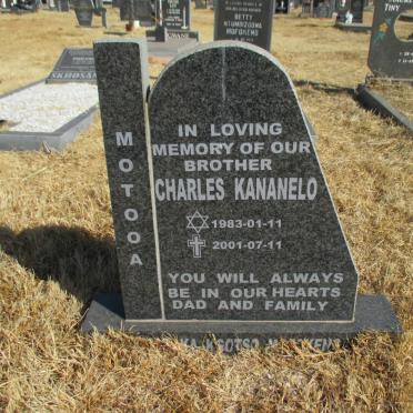 MOTOOA Charles Kananelo 1983-2001