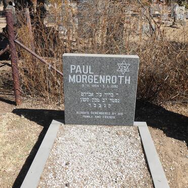 MORGENROTH Paul 1904-1990