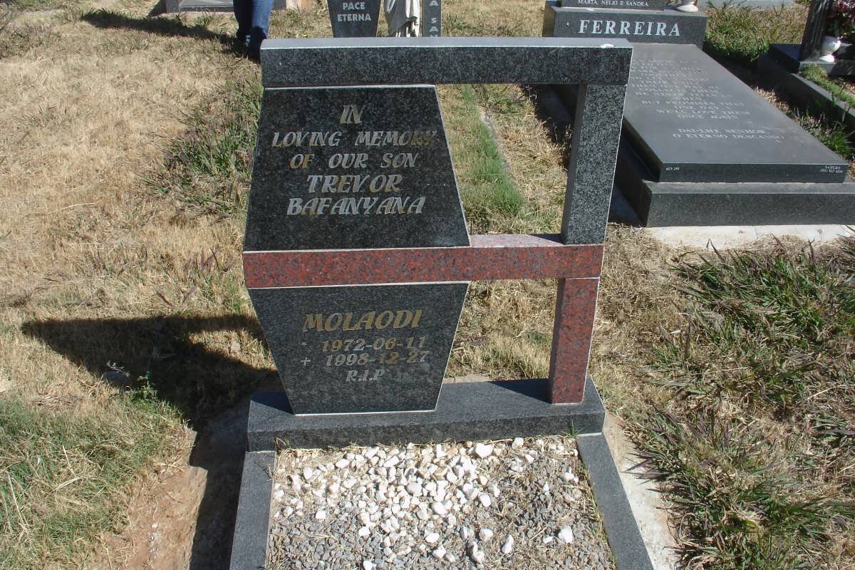 MOLAODI Trevor Bafanyana 1972-1998