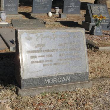 MORGAN John 18?0-1958 &amp; Janet Ewen 1998-1958
