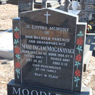 MOODLEY Sivalingam 1943-1997 &amp; Moganayagi 1944-2002