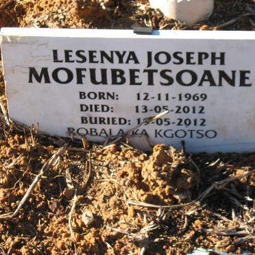 MOFUBETSOANE Lesenya Joseph 1969-2012