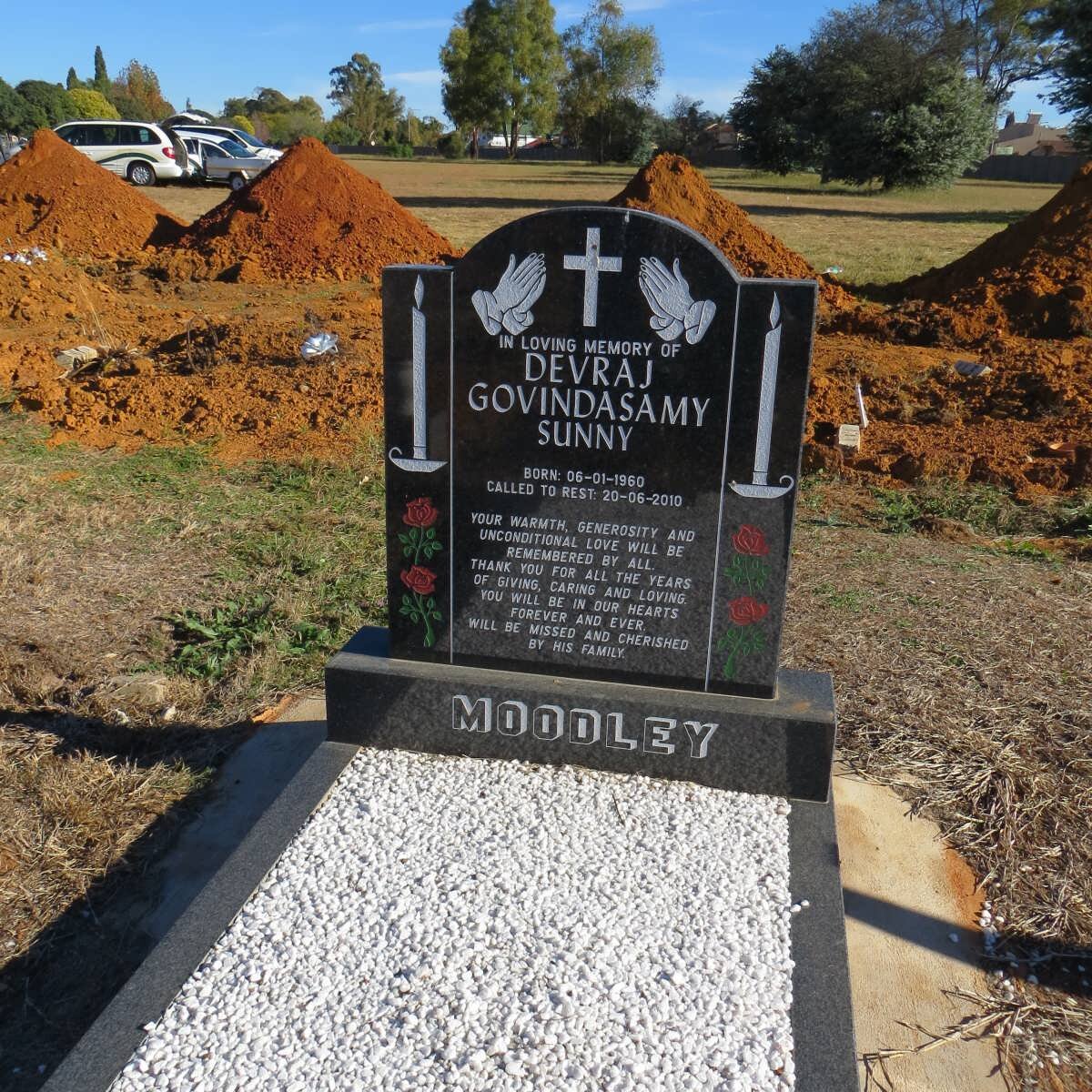 MOODLEY Devraj Govindasamy 1960-2010