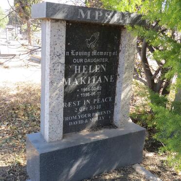 MPSHE Helen Makitane 1966-1996