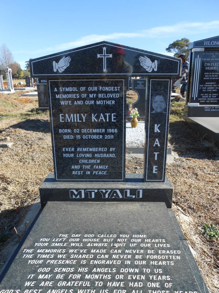 MTYALI Emily Kate 1966-2011
