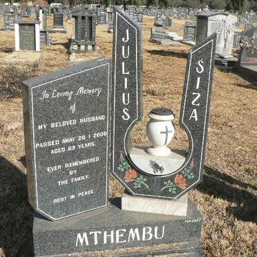 MTHEMBU Julius Siza -2000