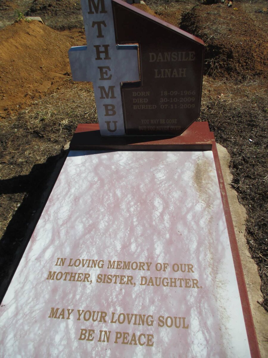 MTHEMBU Dansile Linah 1966-2009