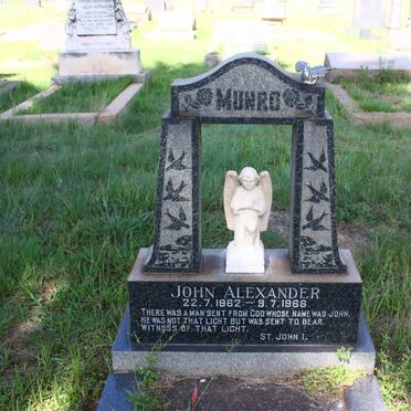 MUNRO John Alexander 1962-1966