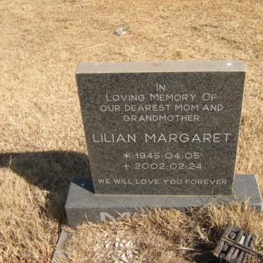 MULLER Lilian Margaret 1945-2002