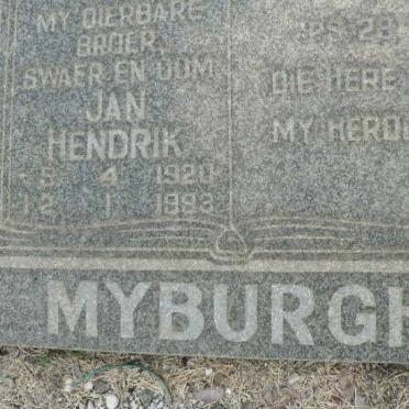 MYBURGH Jan Hendrik 1920-1983