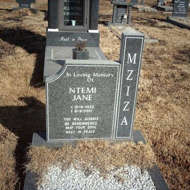 MZIZA Ntemi Jane 1932-2001