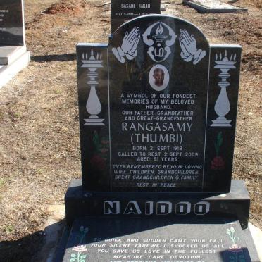NAIDOO Rangasamy 1918-2009