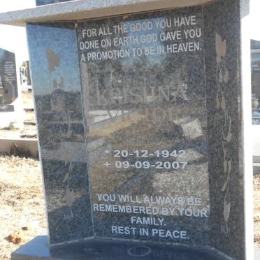 NAIDOO Krishna Victor 1942-2007