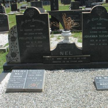 NEL Phillipus Rudolph 1903-1970 &amp; Johanna Susanna 1907-1975
