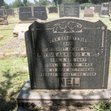 NEL Petrus Arnoldus A. 1887-1943