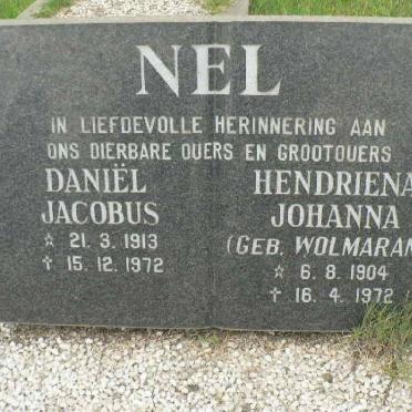 NEL Daniel Jacobus 1913-1972 &amp; Hendriena Johanna WOLMARANS 1904-1972