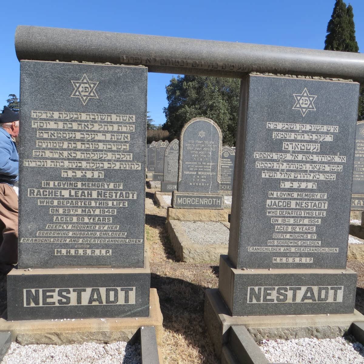 NESTADT Jacob -1954 &amp; Rachel Leah -1940