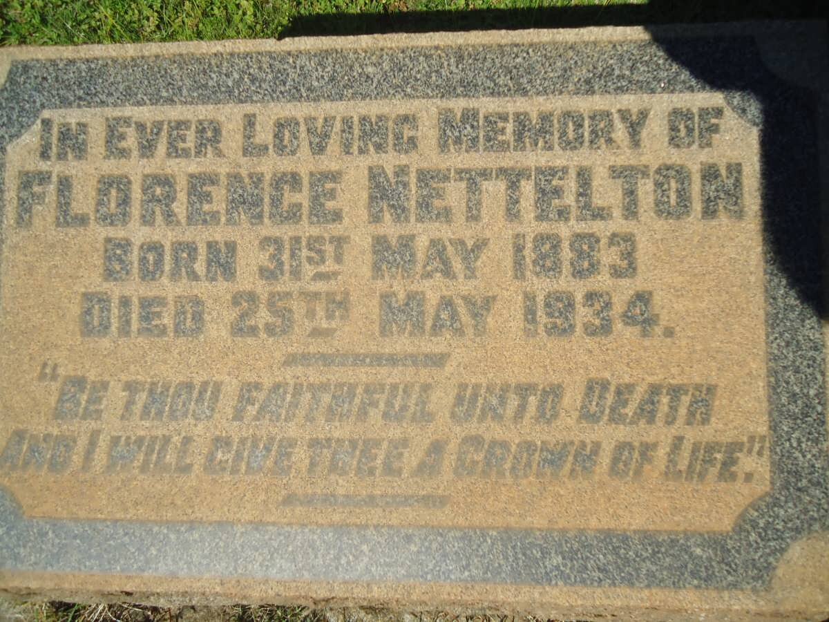 NETTELTON Florence 1883-1934