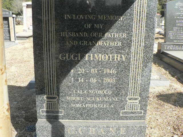 NGUBANE Gugi Timothy 1946-2003