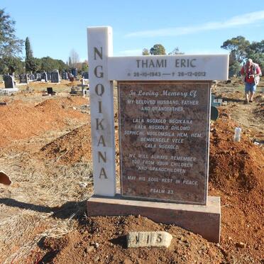 NGOIKANA Thami Eric 1943-2012