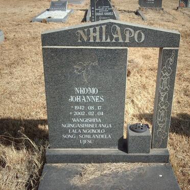 NHLAPO Nkomo Johannes 1942-2002