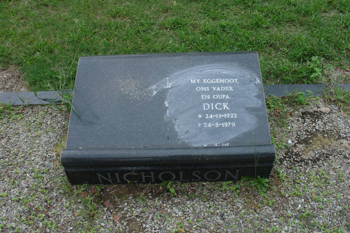 NICHOLSON Dick 1922-1979