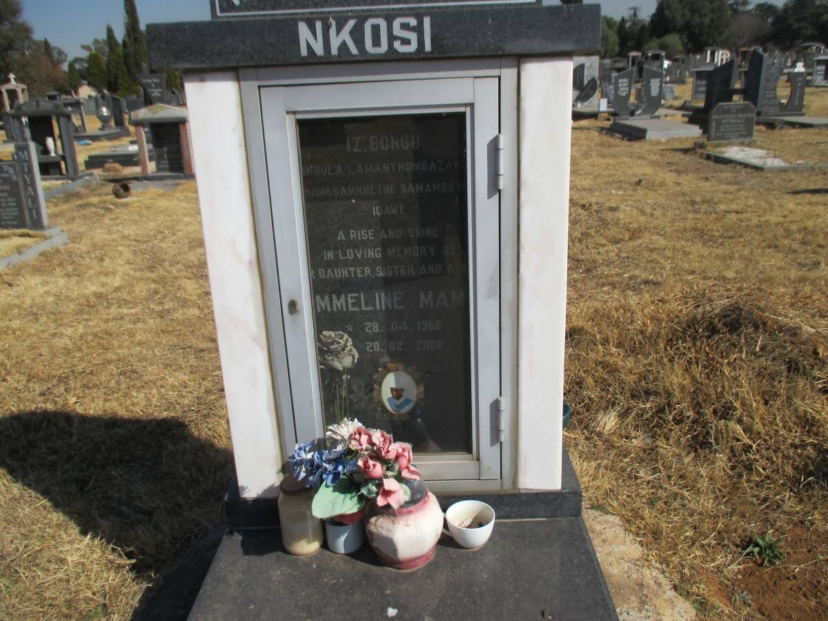 NKOSI Mmeline Mam? 1968-2000