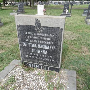 NORTJE Christina Magdalena Johanna 1899-1975