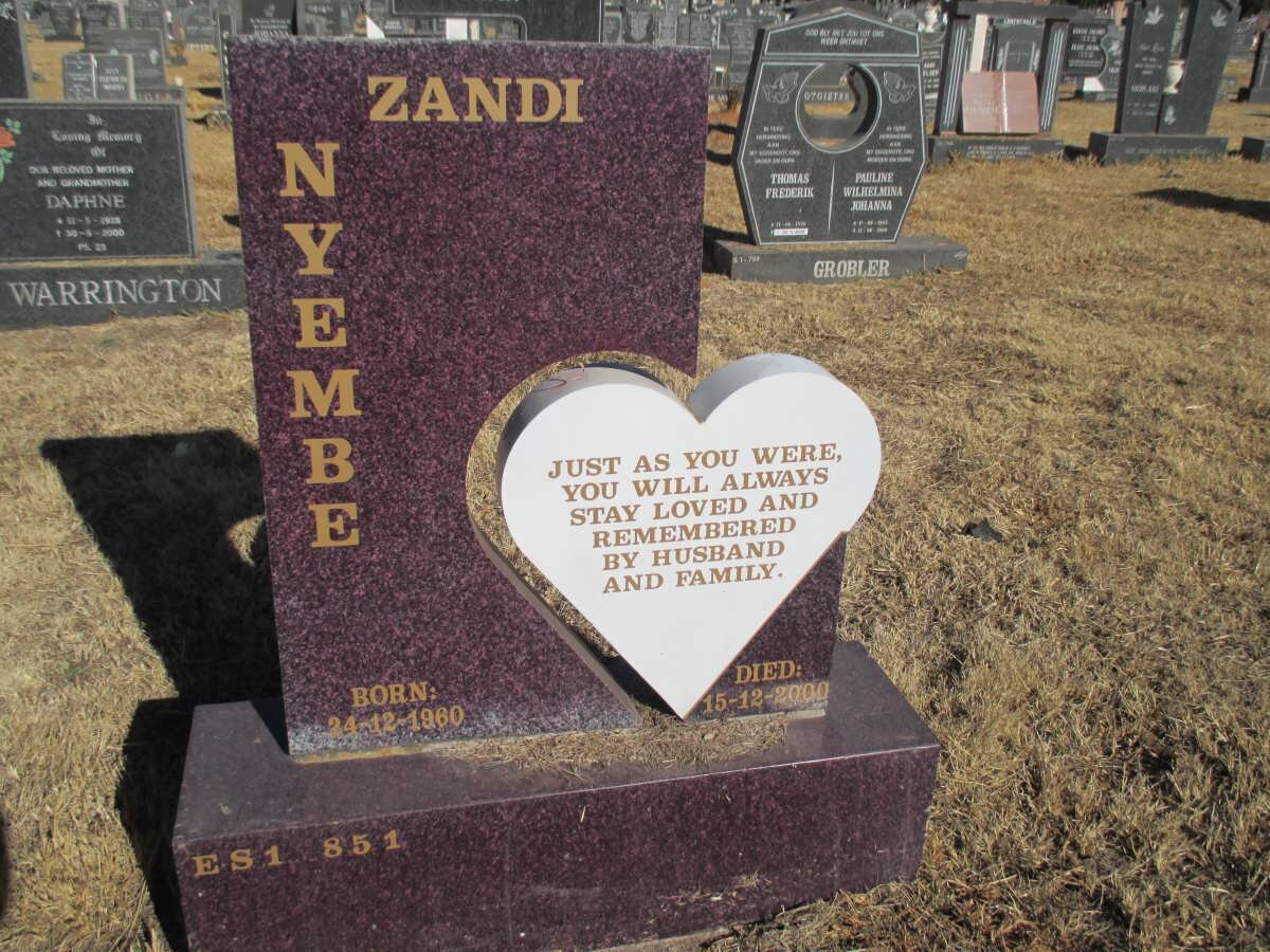 NYEMBE Zandi 1960-2000