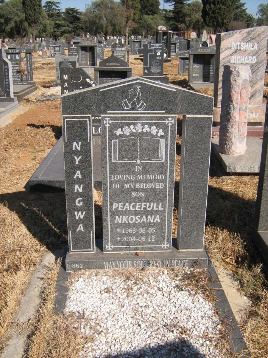 NYANGWA Peacefull Nkosana 1968-2004