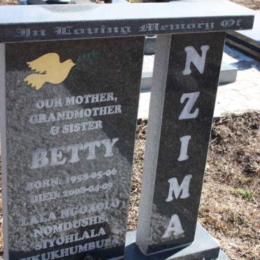 NZIMA Betty 1958-2009