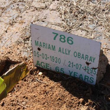 OBARAY Mariam Ally 1930-1995