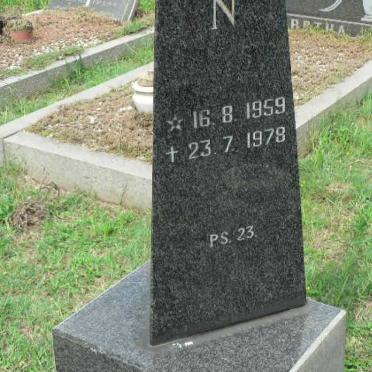 ODENDAAL Johan 1959-1978