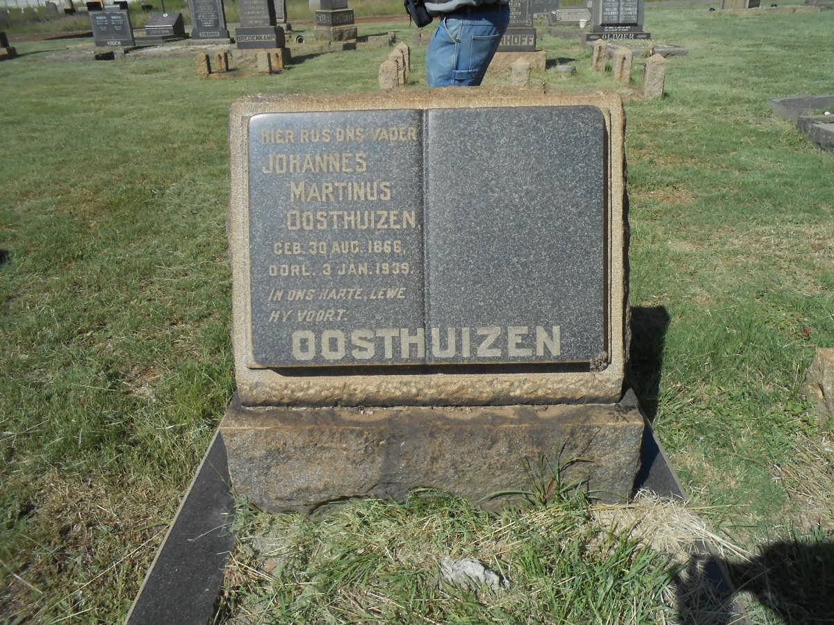 OOSTHUIZEN Johannes Martinus 1866-1939