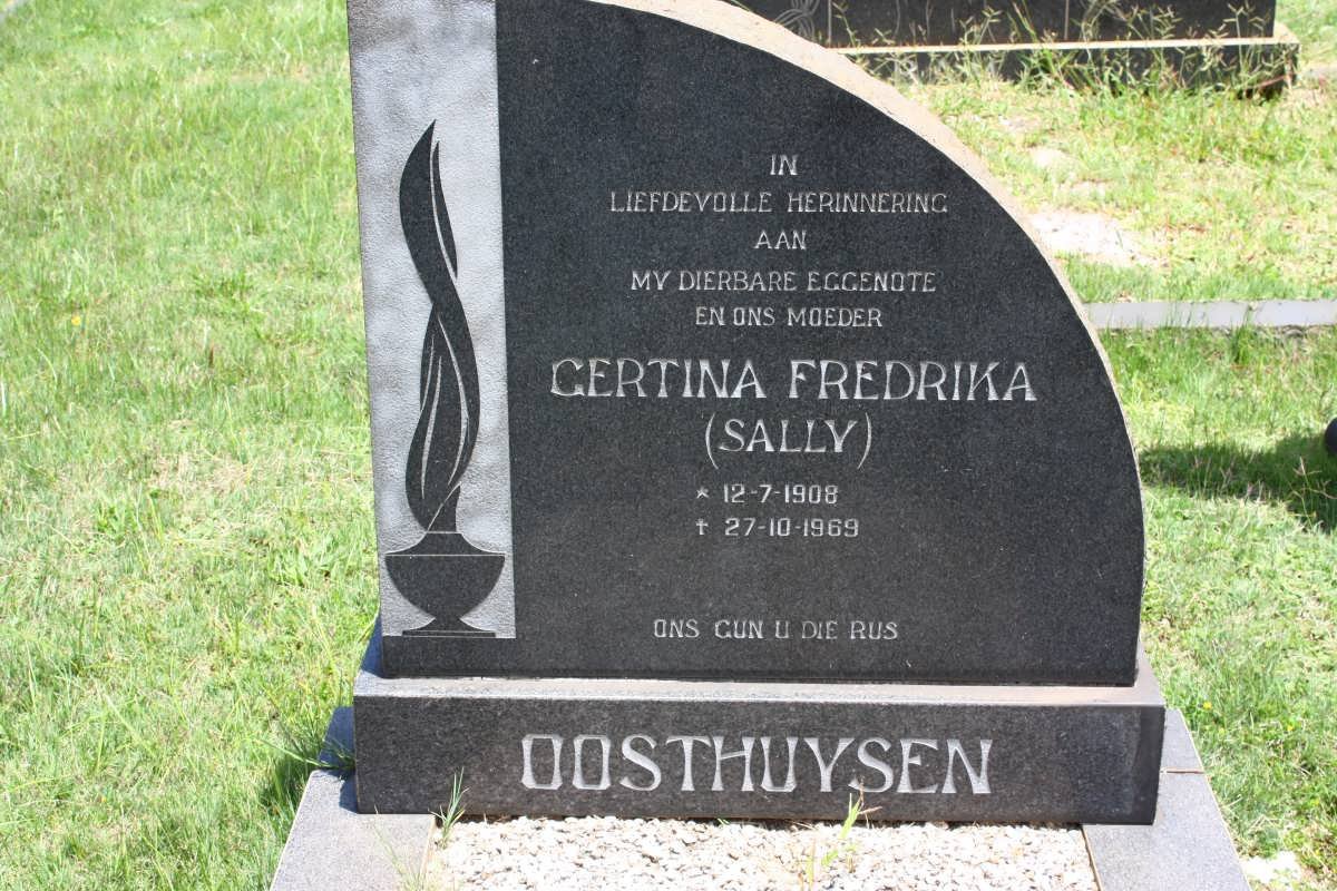 OOSTHUYSEN Gertina Fredrika 1908-1969
