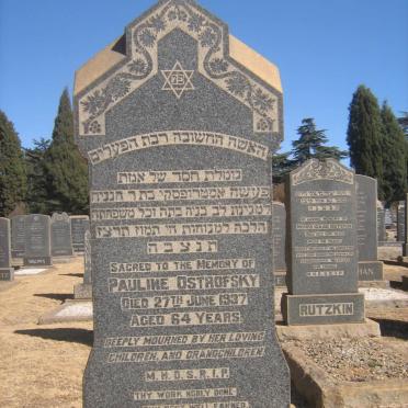 OSTROFSKY Pauline -1937