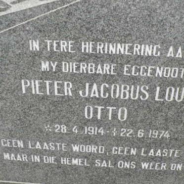 OTTO Pieter Jacobus Louis 1914-1974