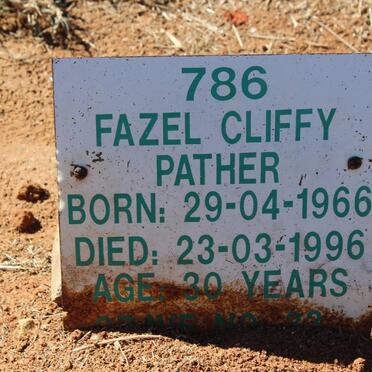 PATHER Fazel Cliffy 1966-1996